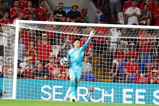 한국 축구 대표팀 주전 수문장 김승규(사진=대한축구협회)