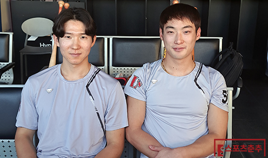 SSG 내야수 박성한(사진 왼쪽부터), 외야수 최지훈(사진=스포츠춘추 DB)
