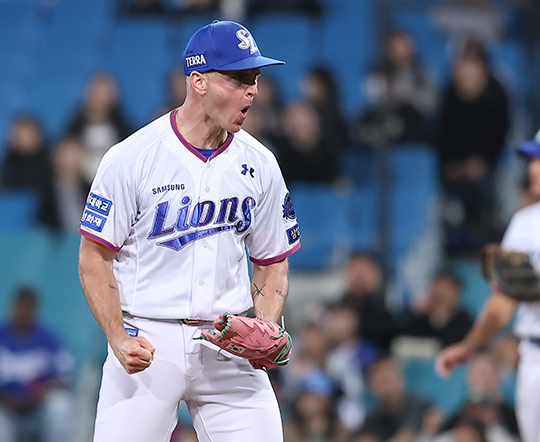 삼성 우완 데이비드 뷰캐넌(사진=삼성)