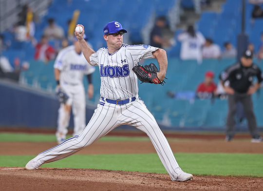 삼성 우완 테일러 와이드너(사진=삼성)