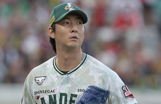 2차전에서 호투한 SSG 우완 문승원(사진=SSG)