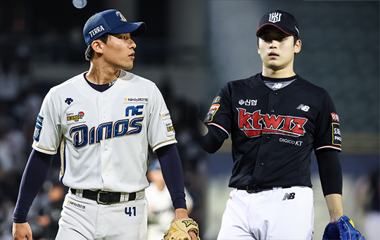 NC 셋업맨 류진욱(사진 왼쪽부터), KT 셋업맨 박영현(사진=NC, KT)