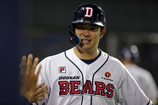 두산 외야수 김재환(사진=두산)
