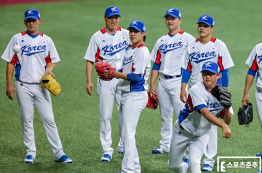 도쿄 올림픽 당시 한국 야구대표팀 선수단 모습(사진=스포츠춘추 DB)