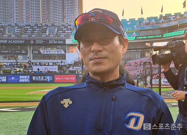 NC 사령탑 강인권 감독(사진=스포츠춘추 김종원 기자)