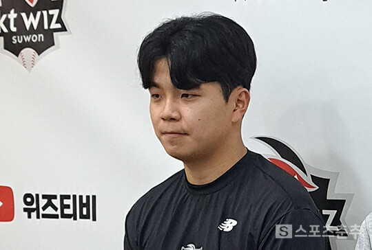 KT 필승조 불펜 한 축을 책임지고 있는 우완 손동현(사진=스포츠춘추 김종원 기자)
