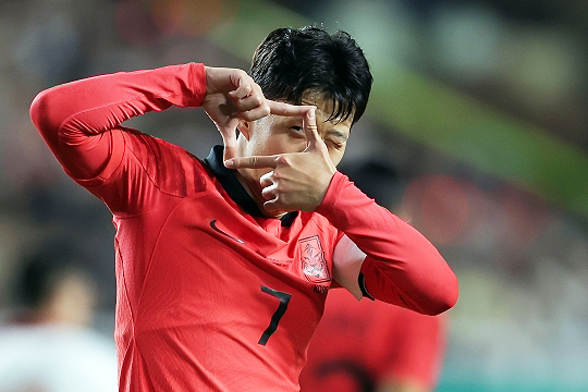 한국 축구 대표팀 손흥민(사진=대한축구협회)