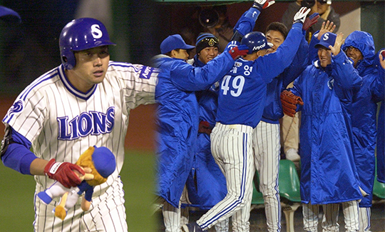 한때 삼성은 거포 군단이었다. 사진은 2002년 한국시리즈 장면(사진=삼성)