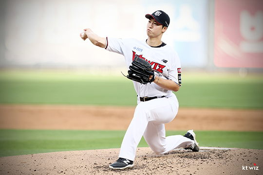 KT 우완 엄상백(사진=KT)