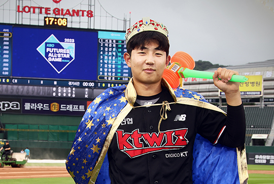 KT 외야수 정준영(사진=KT)
