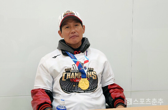 2023 한국시리즈 우승 사령탑 염경엽 LG 감독(사진=스포츠춘추 김종원 기자)