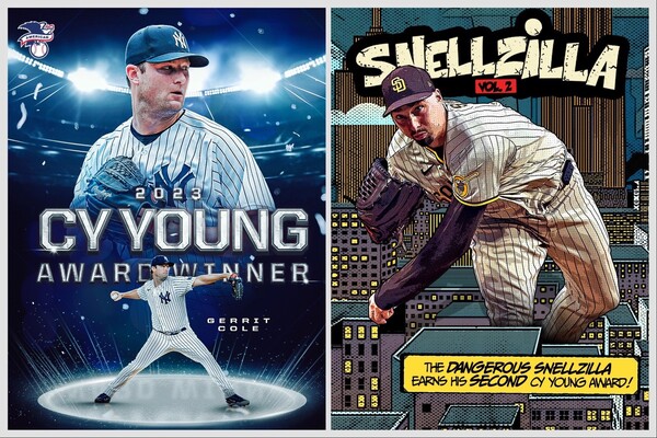 게릿 콜과 스넬(사진=mlb.com)