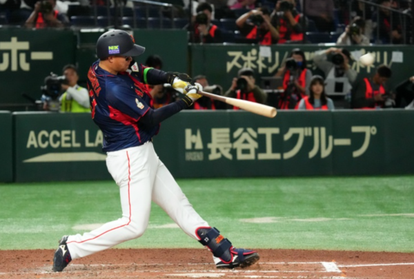 결승포를 날린 쇼타(사진=사무라이 재팬 홈페이지)