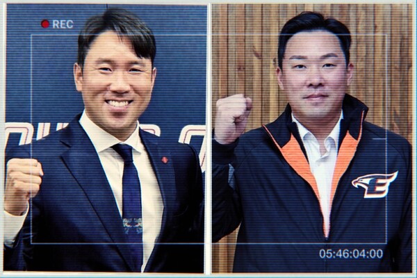 전준우와 안치홍(사진=롯데, 한화)