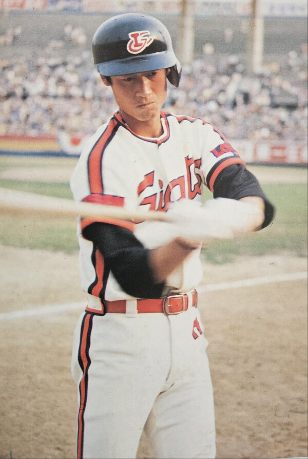 김용희 감독의 현역 시절(사진=롯데)