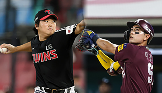 KBO리그 대표 슈퍼스타 LG 고우석(사진 왼쪽부터), 키움 이정후(사진=LG, 키움)