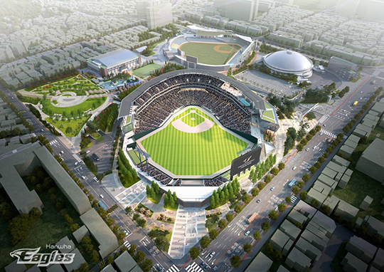 한화 신축 구장 베이스볼드림파크(가칭) 예상도(사진=한화)