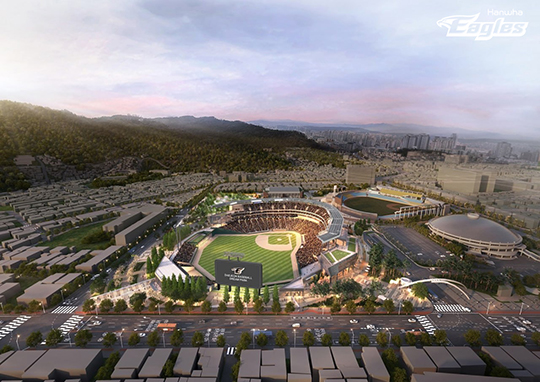 한화 신축 구장 베이스볼드림파크(가칭) 예상도(사진=한화)