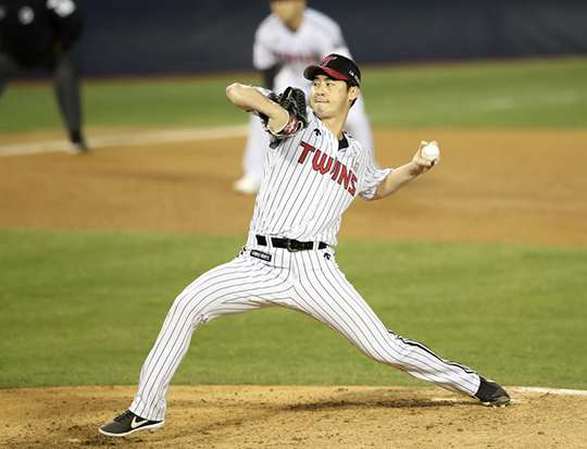 LG 불펜의 믿을맨 진해수(사진=LG)