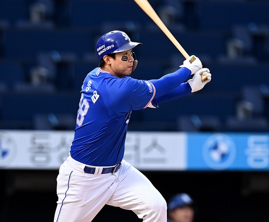 삼성 베테랑 외야수 김동엽(사진=삼성)