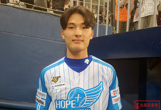 롯데 외야수 윤동희(사진=스포츠춘추 김종원 기자)