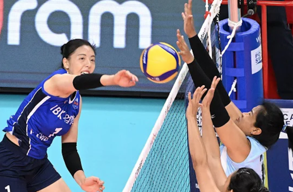 육서영의 활약(사진=KOVO)