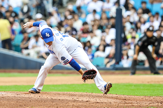 삼성 언더핸드 김대우(사진=삼성)