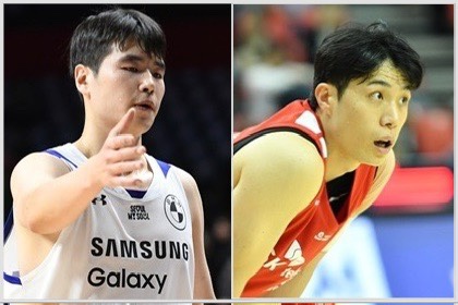 박민우와 홍경기(사진=KBL)