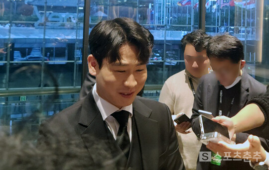 11일 골든글러브 시상식에 참석한 KIA 내야수 박찬호(사진=스포츠춘추 김종원 기자)