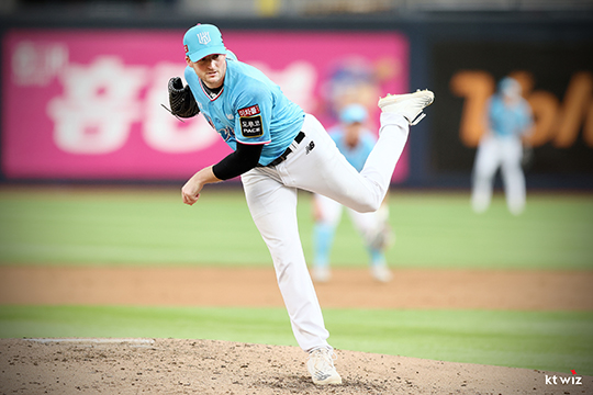KT 좌완 에이스 웨스 벤자민(사진=KT)
