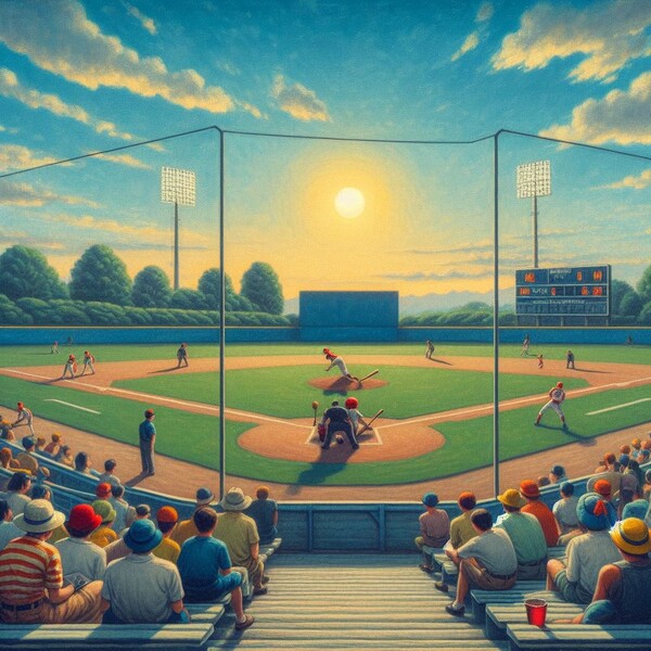 내년 시즌 피치클락과 ABS 동시 도입에 현장과 단장들은 부정적 반응이 많다(사진=Bing AI)