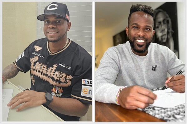 엘리아스와 에레디아(사진=SSG)