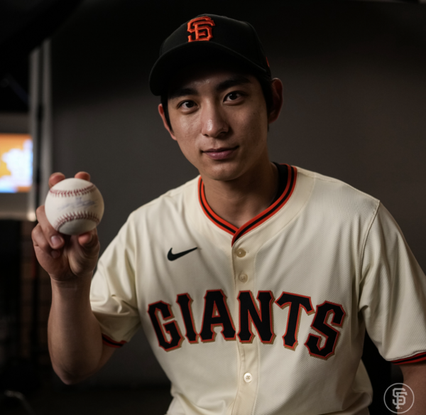 자이언츠 유니폼을 입은 이정후(사진=샌프란시스코 자이언츠 SNS)