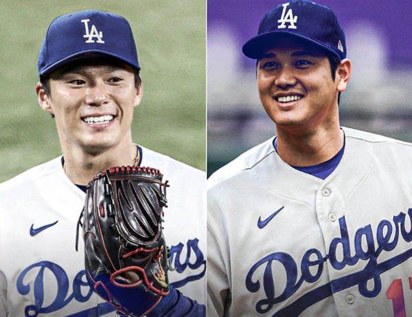 야마모토, 오타니의 합성 이미지(사진=스포츠센터)