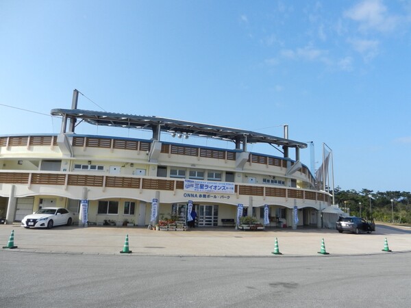 삼성 라이온즈의 단골 전지훈련지, 일본 오키나와 온나손 아카마 구장(사진=스포츠춘추 배지헌 기자)