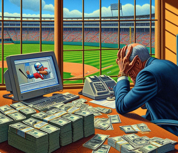 샐러리캡 문제로 괴로워하는 구단들(이미지=Bing AI)