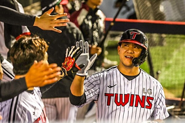 LG 잔류 가능성이 높아진 김민성(사진=LG)