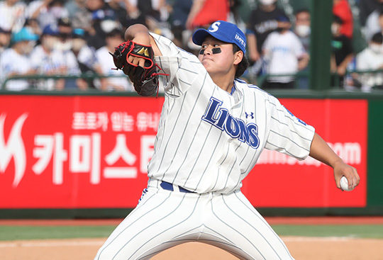 삼성 좌완 이승현은 2024년 스프링캠프에서 5선발 오디션에 참가한다(사진=삼성)