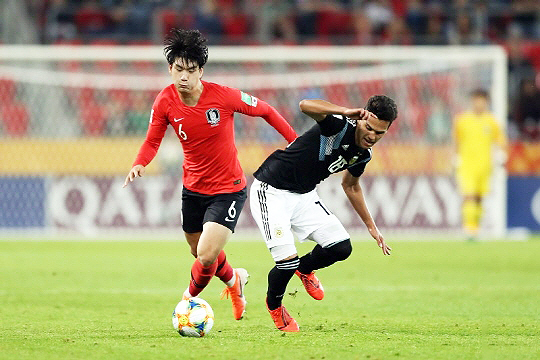 연령별 대표를 두루 거치고 A매치에도 데뷔한 김정민(사진=게티이미지코리아)