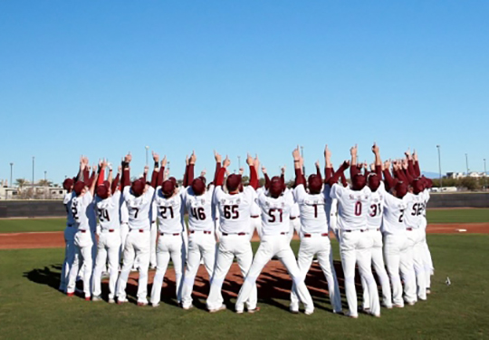 2019 애리조나 스프링캠프 당시 키움 선수단(사진=키움)