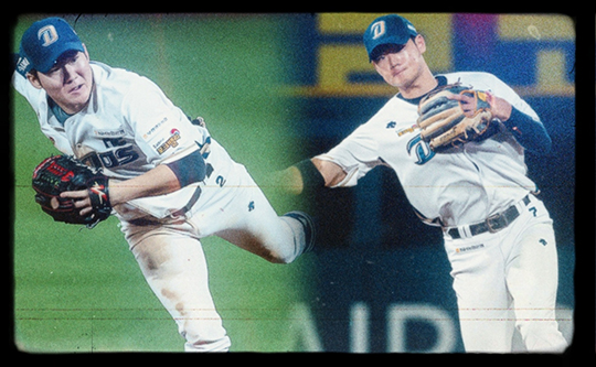 NC 내야 수비의 핵심 박민우(사진 왼쪽부터), 김주원(사진=NC)