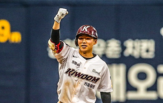 김혜성의 어퍼컷(사진=키움)