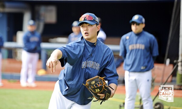 훈련 중인 문상인(사진=NC)