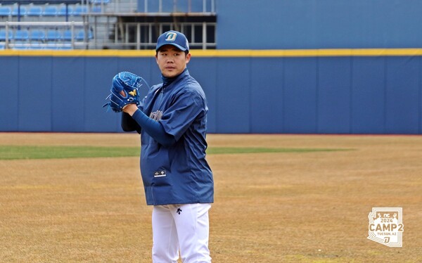 NC 전루건의 훈련 장면(사진=NC)