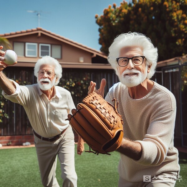 인구가 소멸하는 미래, 야구는 노인들의 스포츠가 된다? (이미지=Bing AI)