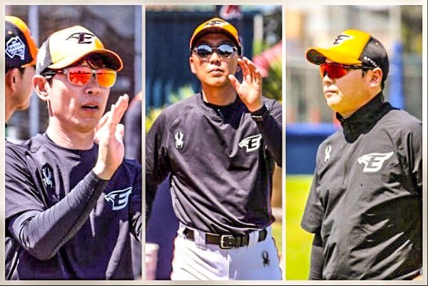 올시즌 한화에 합류한 김재걸, 김우석, 박재상 코치(사진=한화)