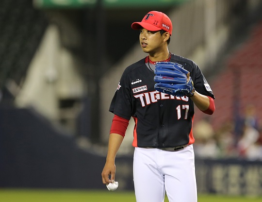 임기영은 2022시즌 초반 선발진 보강이 필요한 특정 구단과의 트레이드설 중심에 서 있었다(사진=KIA)