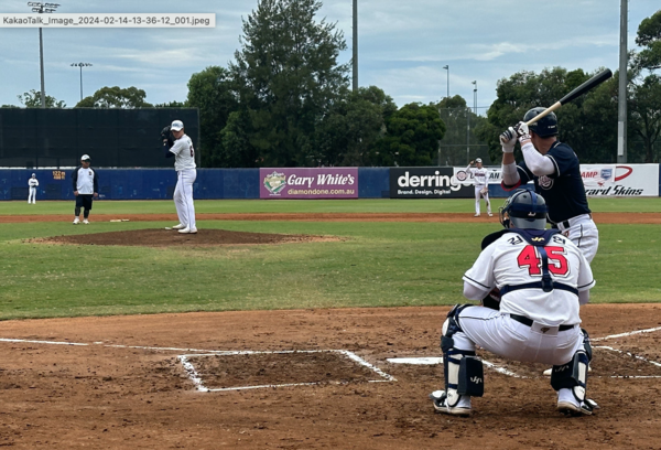 두산 베어스가 첫 자체 청백전을 치렀다(사진=두산)