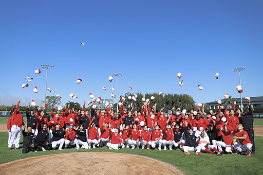 미국 플로리다 1차 스프링캠프를 마친 SSG 선수단(사진=SSG)