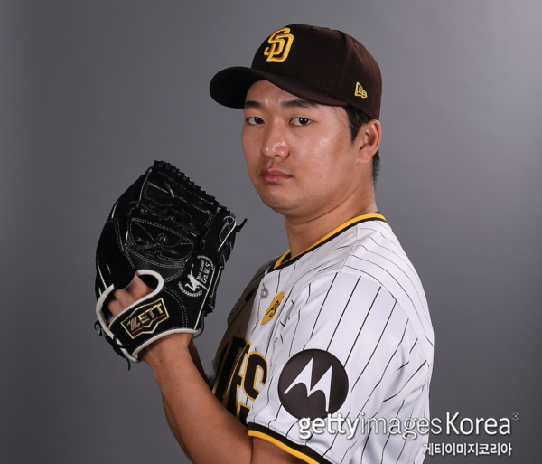 샌디에이고 유니폼을 입은 고우석(사진=게티이미지코리아)